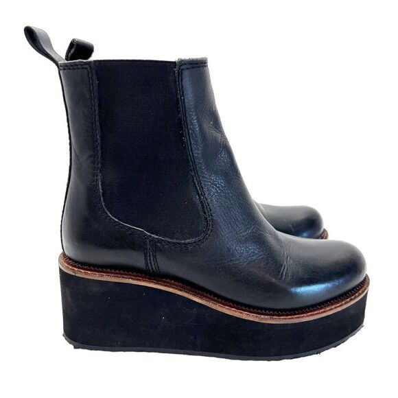 Diba True She Nah- Thick Sole Wedge Chelsea Boots - Picture 2 of 11